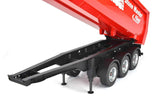 Carson Carson-500907216 500907216 Fliegl Stone Master Camión volquete-Compatible con Tamiya, Modelo ensamblado, Accesorios a Escala 1:14, Color Rojo