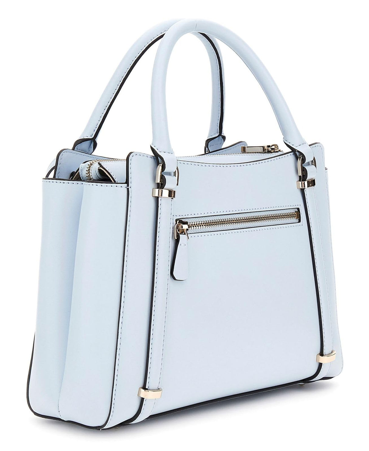 GUESS DARYNA 2 Comp Satchel, Hand Bag Women, Powder Blue, One Size