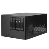 SilverStone Technology CS351, Chasis NAS de Alto Rendimiento de 5 bahías SAS-12G / SATA-6G con Cambio en Caliente, SST-CS351, Negro