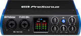 PreSonus Studio 24c, Interfaz de Audio USB-C, Para Grabación, Difusión, Podcasting con Paquete de Software incluido Studio One Artist, Ableton Live Lite DAW