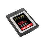SanDisk Extreme PRO 128GB CF Express Card Type B, up to 1700MB/s, for RAW 4K video, Black