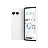 Sony Xperia 10 VII: OLED de 6,1" y 19,5:9 con 120 Hz, batería de 5000 mAh, Objetivo Ultra Gran Angular de 16 mm, Audio de 3,5 mm, Android 15, IP65/68, Doble SIM híbrida, Blanco