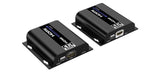 PremiumCord Extensor HDMI 4K hasta 120 m vía LAN, Over IP, Cat5/5E/6, UHD 4K 2160p 60Hz, Full HD 1080p, 4:4:4, HDMI 2.0, HDCP 2.2, Carcasa Robusta de Aluminio