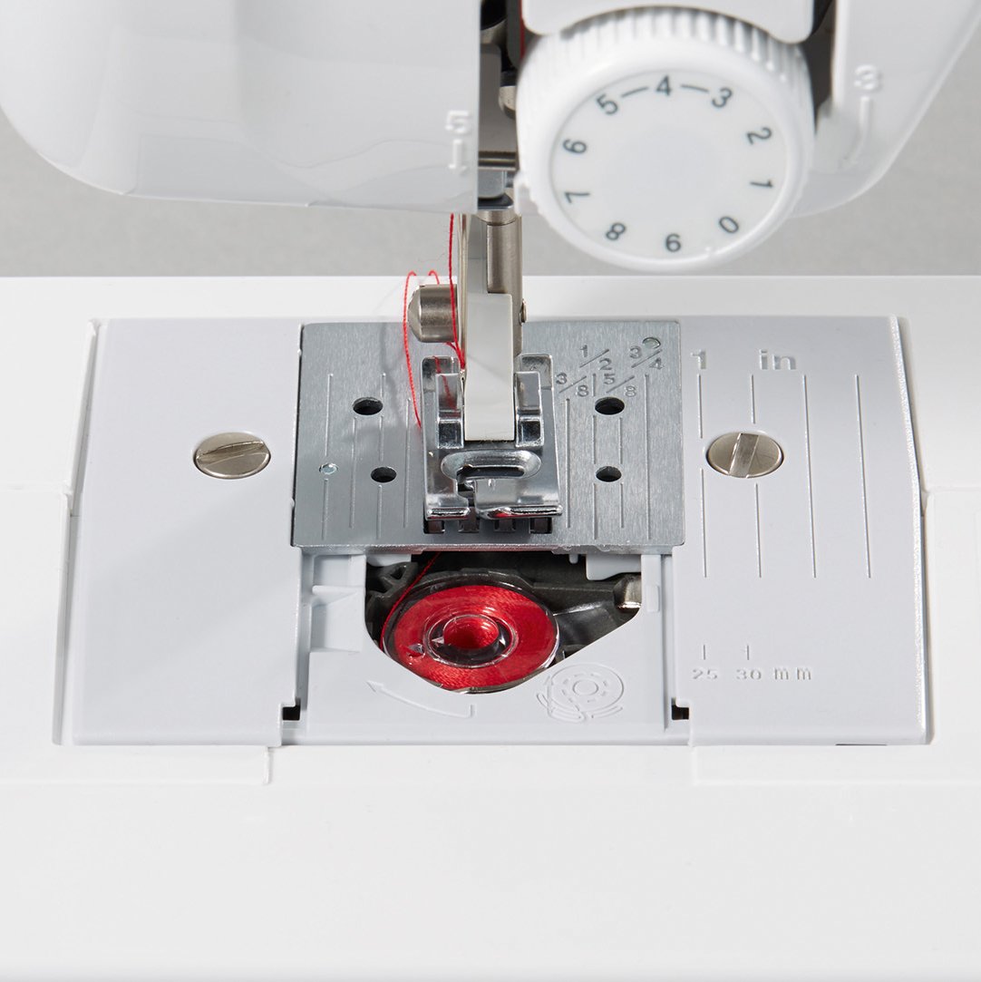 Brother Máquina de Coser, Plástico Metal, Blanco, Rojo, 14 Stiche