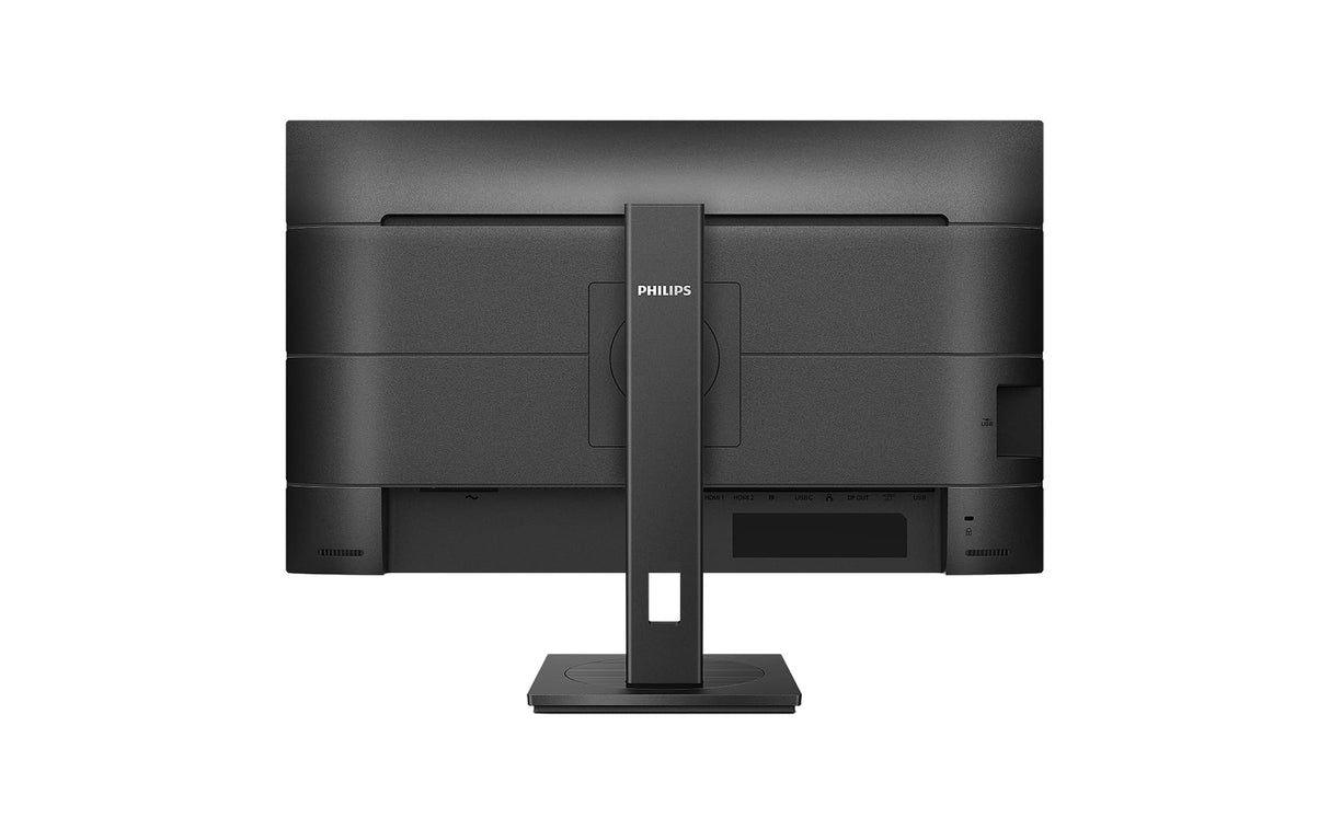 Philips 276B1 Monitor 27 Pulgadas QHD, 75Hz, IPS, 4 ms GtG, Adaptive Sync., Altura ajustable, Altavoces (2560x1440, 2x HDMI 1.4, 1x DP 1.4, USB-Hub), Negro