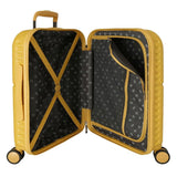 Pepe Jeans Chest Maleta de cabina Amarillo 40x55x20 cms Rígida ABS Cierre TSA integrado 37L 3,22 kgs 4 Ruedas dobles Equipaje de Mano
