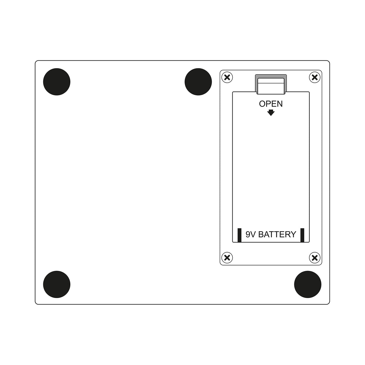 Dynavox TC-5B preamplificador de Phono, Carcasa metálica compacta, para Tocadiscos con Sistemas de cápsulas MM, Funcionamiento Opcional con batería, Negro