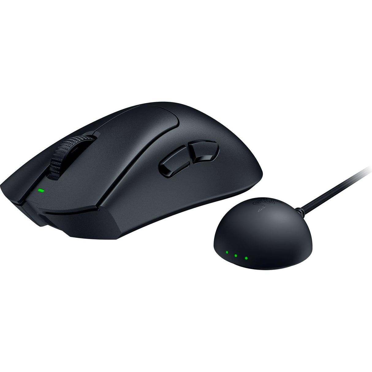 Razer DeathAdder V4 Pro - Ratón para Esports ergonómico inalámbrico y Ultraligero - 56g - 2,4 GHz Hyperspeed - Focus Pro 45K Sensor - 8K Hz Polling - Switches ópticos Gen-4 - PC/Mac | Negro