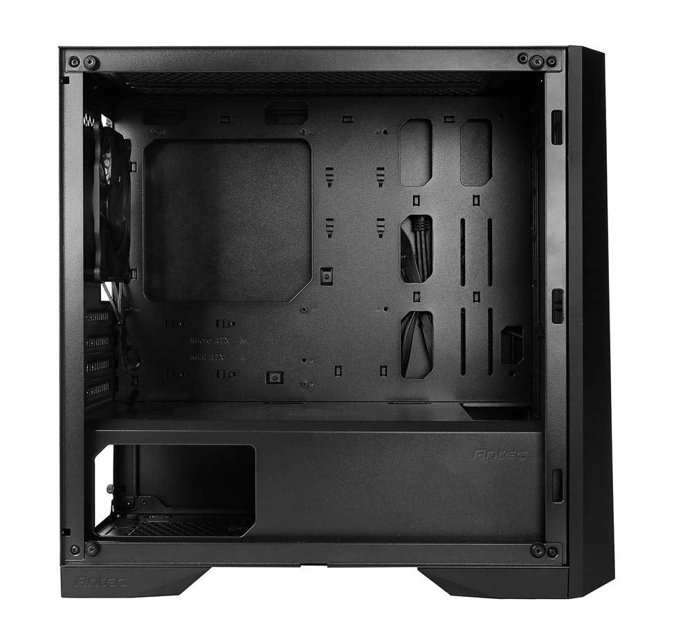 Antec DP301M Micro-Tower Negro - Caja de Ordenador (Micro-Tower, PC, De plástico, SPCC, Negro, Micro ATX,Mini-ITX, Juego)