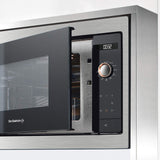 De Dietrich DME7121X Integrado Solo - Microondas (Integrado, Solo microondas, 26 L, 900 W, Giratorio, Tocar, Negro, Acero inoxidable)