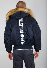 ALPHA INDUSTRIES 45P Hooded Custom Chaqueta con Capucha, Azul (Rep.Blue-07), XL para Hombre