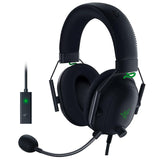 Razer BlackShark V2 Gaming Headset: THX 7.1 Spatial Surround Sound,50 mm Driver, Micrófono Desmontable, PC, PS4, PS5, Switch, Xbox One, Xbox Series X & S, Mobile,3.5 mm Audio Jack & USB DAC,Negro
