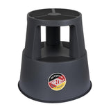 WEDO Taburete con Ruedas Super Step de plástico irrompible, con pie de Elefante, con Certificado TÜV GS, Fabricado en Alemania, Antideslizante, Altura Aprox. 43 cm, Capacidad de Carga 150 kg, Color