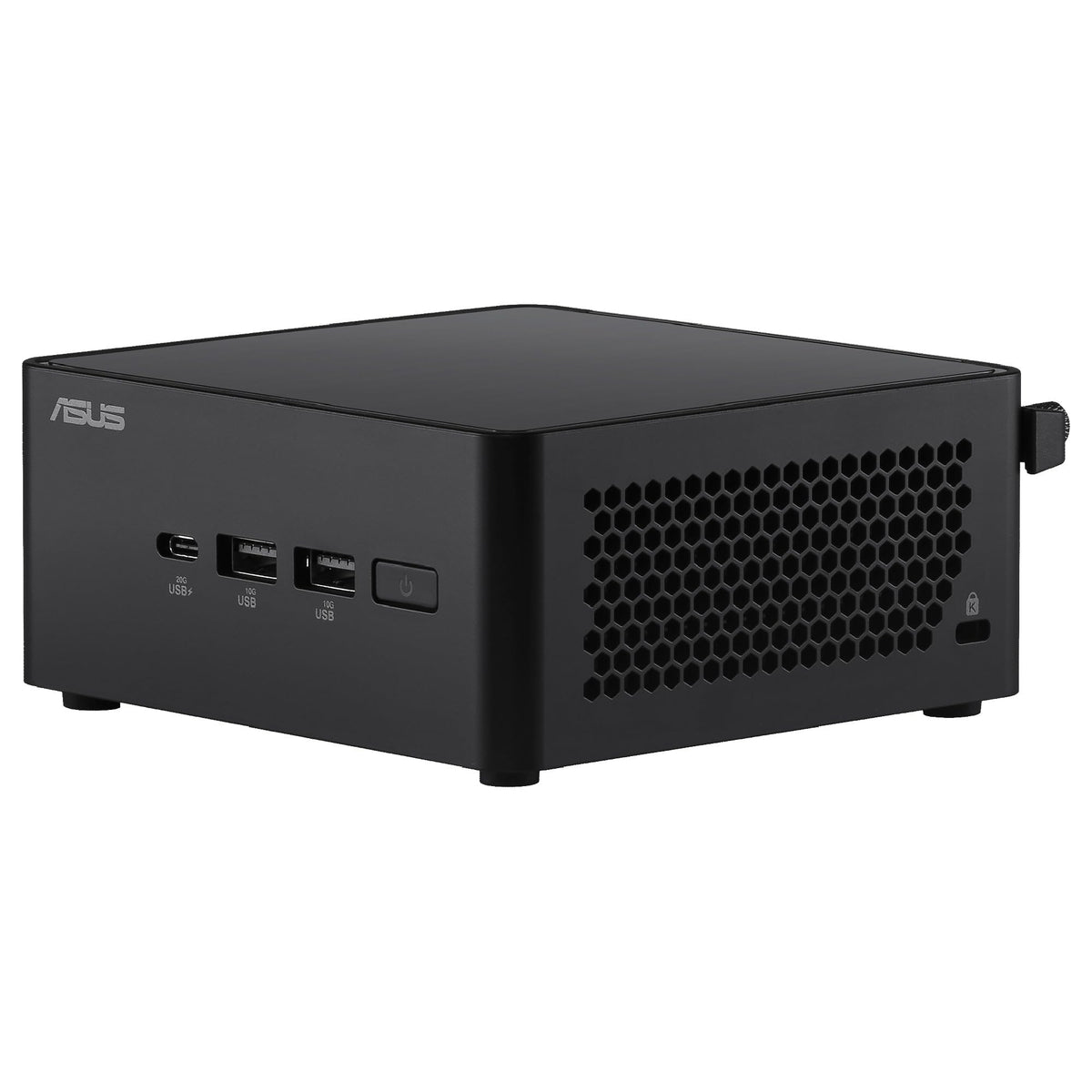 ASUS NUC 14 Pro Mini PC Comercial con IA, Procesador Intel Core Ultra 7 155H, Intel ARC Graphics, 32GB RAM DDR5 (2x16), 1TB SSD, Windows 11 Pro, Cable de alimentación Incluido, Negro