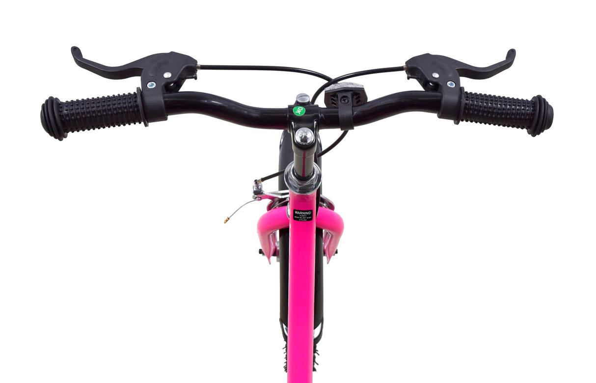 Wildtrak - Bicicleta 16 pulgadas para niñas de 3 a 7 años con ruedines con ruedines - Rosa