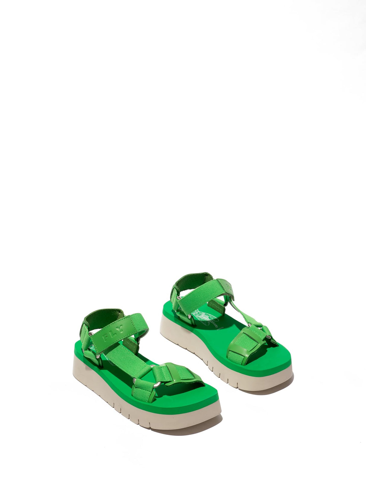 Fly London SEZI247FLY, Sandalias Mujer, Bright Green, 42 EU