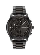 Calvin Klein Reloj Analógico de Cuarzo Multifunción para Hombre Colección Ambition con Correa de Acero Inoxidable Negra - 25200209