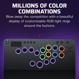 Turtle Beach Victrix Pro KO Leverless All Button Fight Stick for PlayStation 5, Officially Licensed PS5|PS4, Windows 10/11 PC, Customizable eSports Tournament Ready Controller, Gray