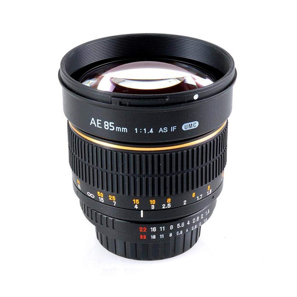 Samyang F1111210101 - Objetivo fotográfico DSLR para Fuji X (Distancia Focal Fija 85mm, Apertura f/1.4-22 AS IF UMC, diámetro Filtro: 72mm), Negro