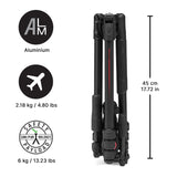 MANFROTTO Kit Trépied BEFREE GT Pro ALU + rotule 3D
