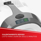Polti Vaporetto Smart 120, Limpiador a Vapor con Caldera, 4 Bares de Presión, Potencia Máxima 1500 W, Depósito Extraíble de 2 L, Calentamiento en 2 Minutos, 14 Accesorios incluidos, Blanco y Negro