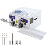 VEVOR Máquina Pelacables Eléctrica, Máquina Pelacables Automática SWT508-JE Controlada por Microcomputadora Pantalla LCD para procesar cables incluyendo PVC/Teflón/Cables de Silicona