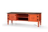 Hanah Home Soporte de televisión, MDF, Naranja, Talla única