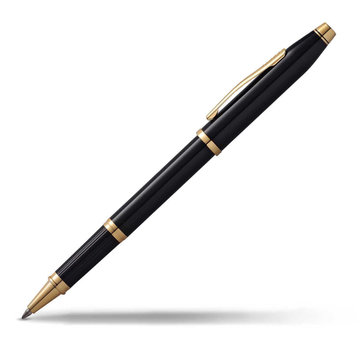Cross Century II - Roller ball con detalles en oro, color negro