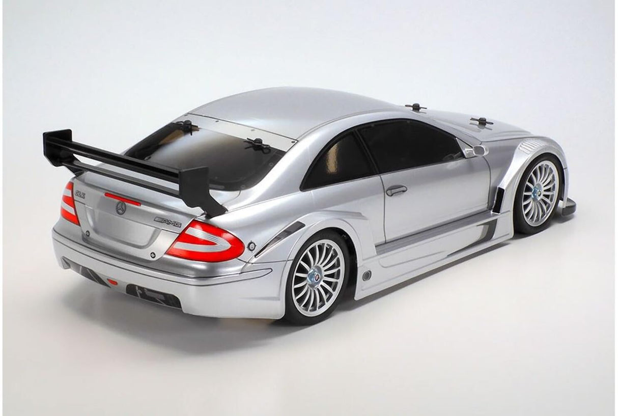 Tamiya 58722 1:10 RC MB CLK AMG 2002 TT-02 - Coche teledirigido, vehículo, modelismo, Montaje, Hobby, Kit RC, sin Pintar, Coche RC