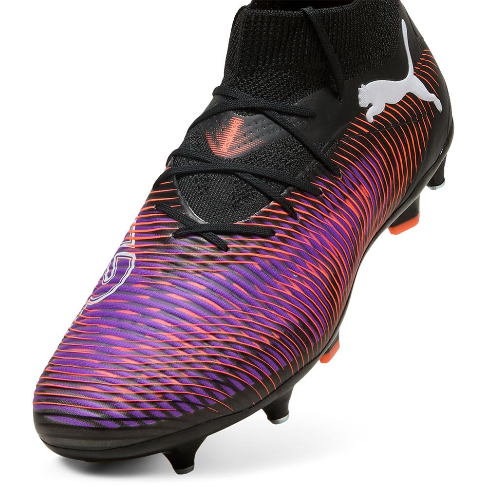 PUMA - Future 8 Pro MXSG, Zapatillas de fútbol Unisexo, PUMA Black-PUMA White-Glowing Red,