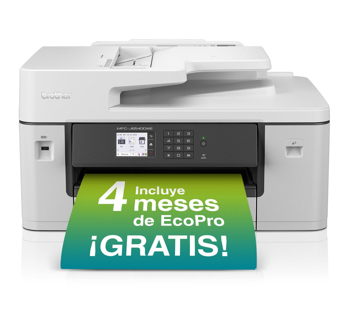 Brother MFC-J6540DWE Equipo multifunción Profesional de Tinta A3/A4, Impresora, Copiadora, Escáner, Fax, WiFi