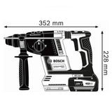 Bosch Professional 18V System GBH 18V-26 F - Taladro percutor inalámbrico (sin batería, 18 V, Ø de perforación en hormigón: 4-26 mm, en L-BOXX)