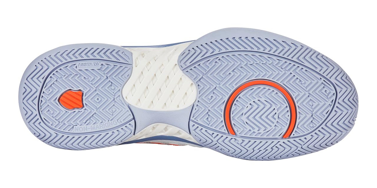K-Swiss Hypercourt Express 2, Tenis Shoe Hombre, White Infnty Scrltibis, 45 EU