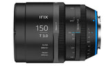 Irix Cine 150mm T3.0 Macro 1:1 Lente de vídeo 150mm para Sony E || 11 láminas de Enfoque min 0,35 m rotación 270° || Lente de vídeo para Sony