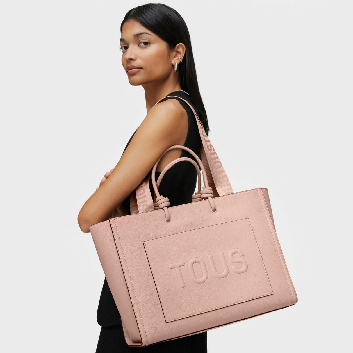 TOUS, Mujer, Shopper grande Amaya topo New 395910104-012, Multi, Talla única