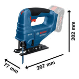 Bosch Professional 18V System sierra de calar a batería GST 18V95 B (incl. Maletín de transporte)