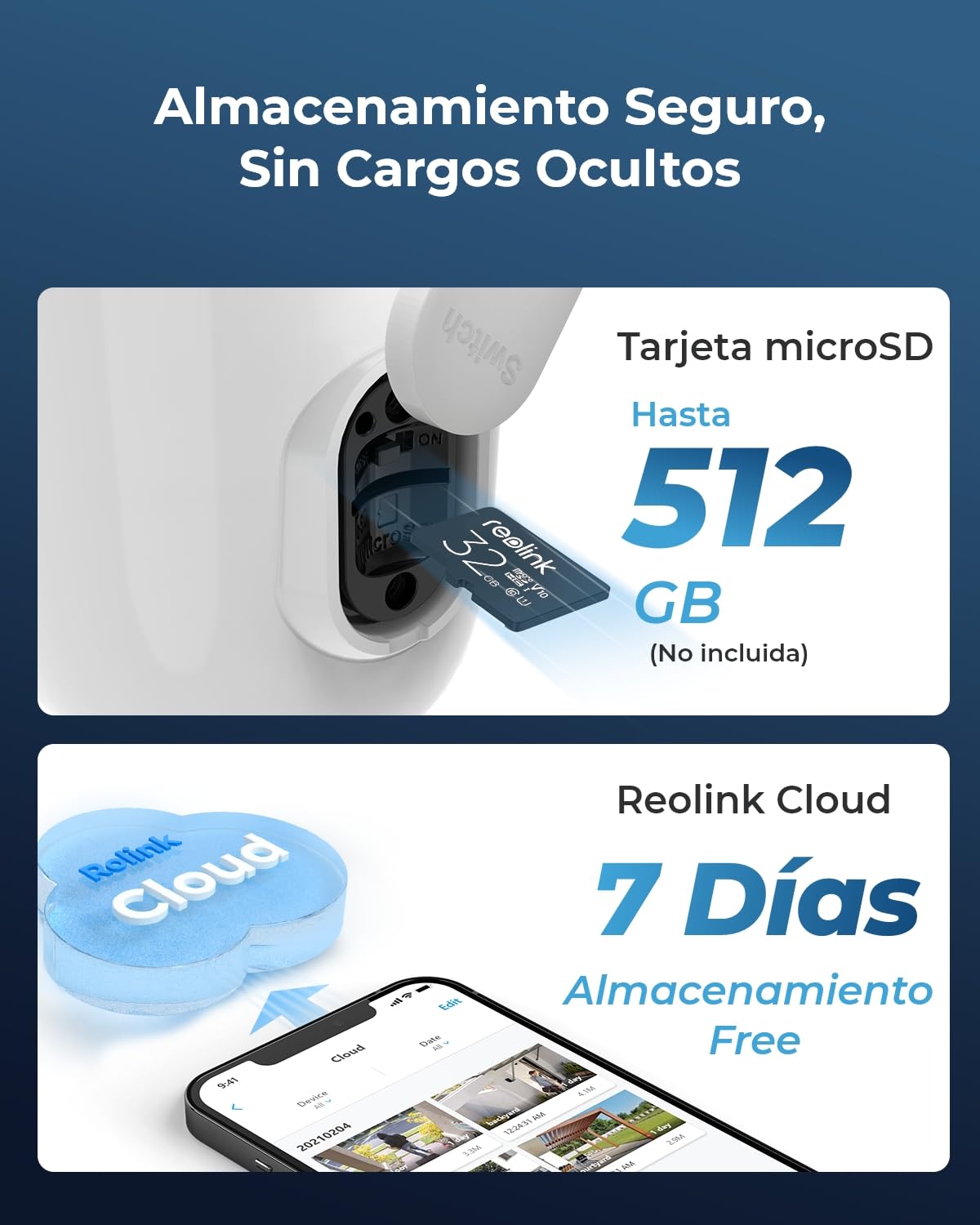 Reolink 4K Camara Vigilancia WiFi Exterior Solar, 8MP Cámaras de Vigilancia Sin Cables con Batería 2,4GHz/5GHz WiFi, Visión Nocturna en Color, Detección Smart, Cloud, Argus 3 Ultra con Panel Solar