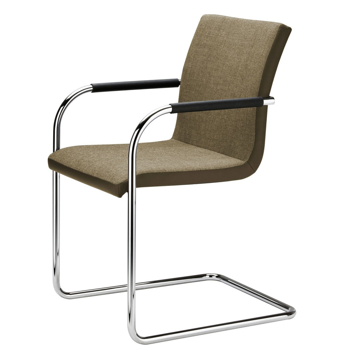 Thonet S 55 PVF - Silla de Escritorio de Oficina, Color marrón