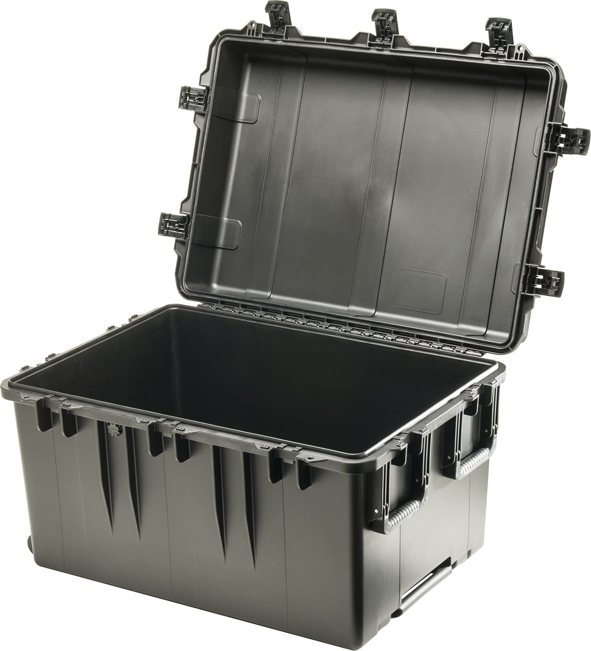 PELI Storm IM3075 Maleta de Transporte Grande para Equipos electrónicos, fotográficos y audiovisuales, Resistente al Agua y al Polvo, 181L de Capacidad, Fabricada en EE.UU., sin Espuma, Color Negro