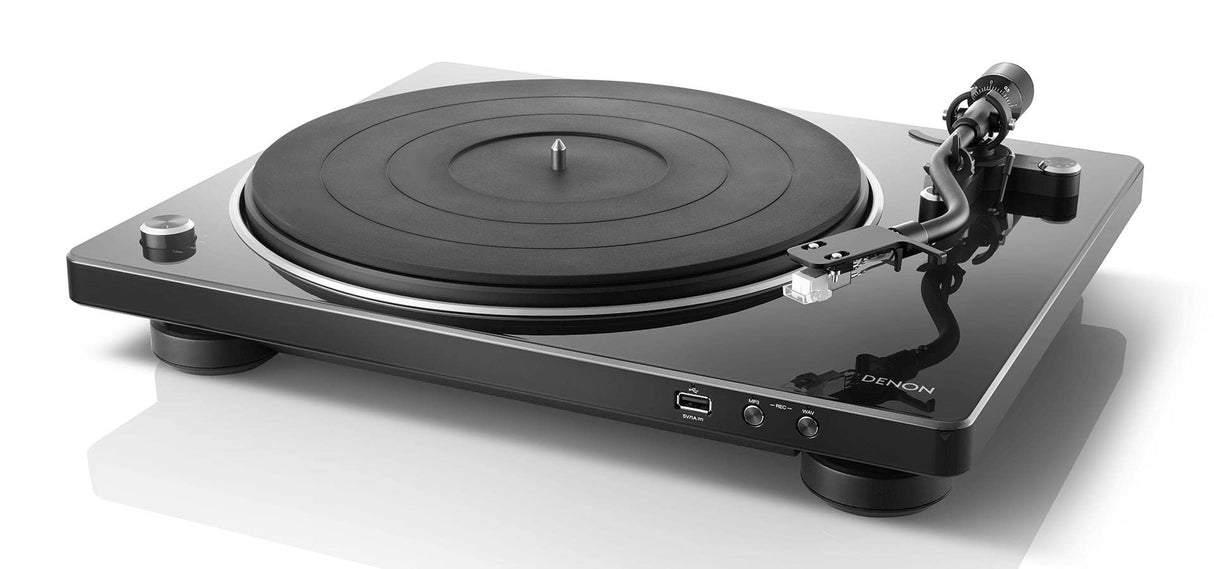 DENON Giradiscos con USB, Color Negro