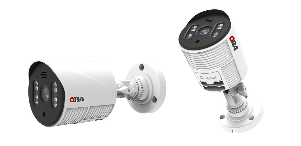 Kit Monitor nvr 4ch cámaras 3 megapíxeles App Oba Lite reconocimiento Facial Audio de 2 vías