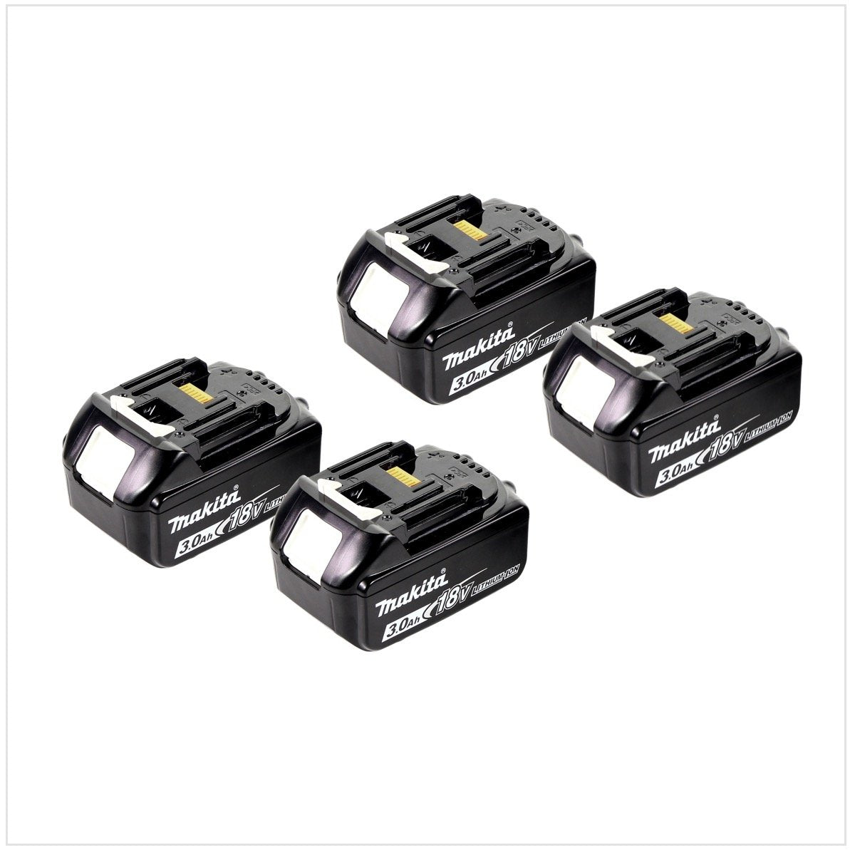 Makita 197720 – 6 Power Source Kit Li 18,0 V, incluye 4 x Batería de 3 Ah)