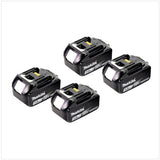 Makita 197720 – 6 Power Source Kit Li 18,0 V, incluye 4 x Batería de 3 Ah)