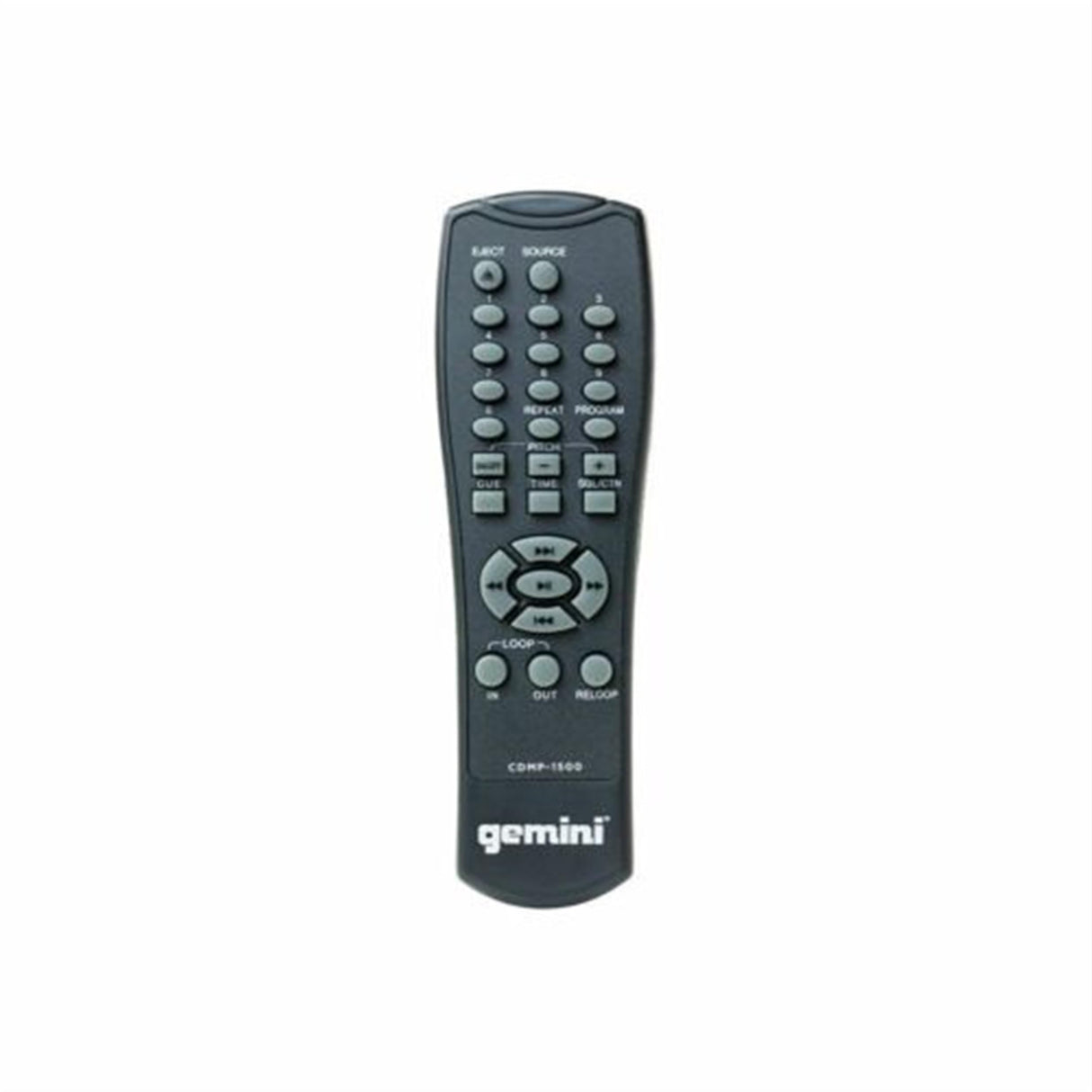 Gemini Sound CDMP-1500: Reproductor de CD Profesional de 1 Pulgada montado en Rack para Bares, Discotecas, Estudios de Baile y Otras