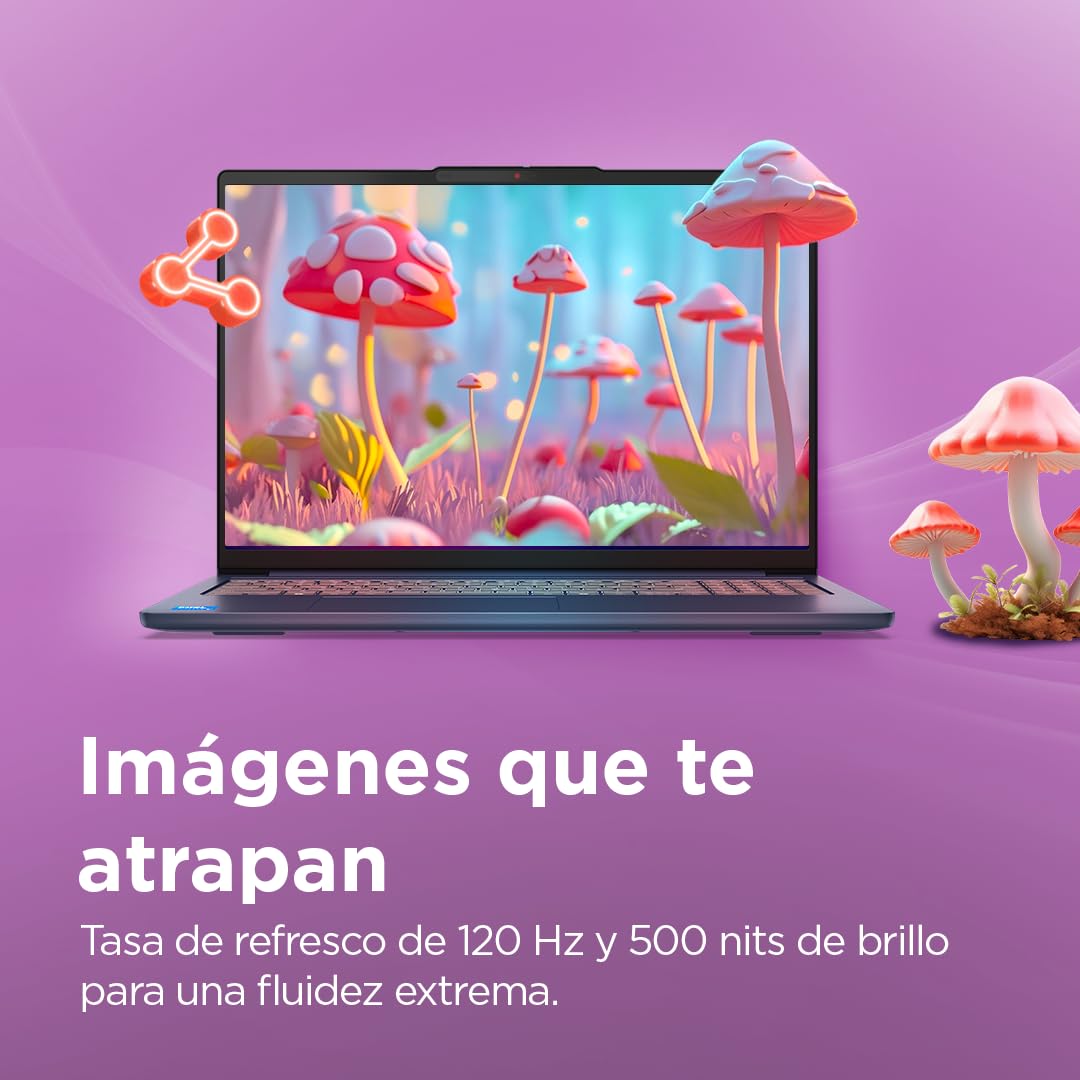Lenovo IdeaPad Slim 5 Gen 10 - Ordenador Portátil 16" OLED 2.8K (Intel Core i7-13620H, Graficos Intel UHD, 24 GB RAM, 1TB SSD, Wi-Fi 6, Win 11 Home, Office Trial) Teclado QWERTY Español- Azul