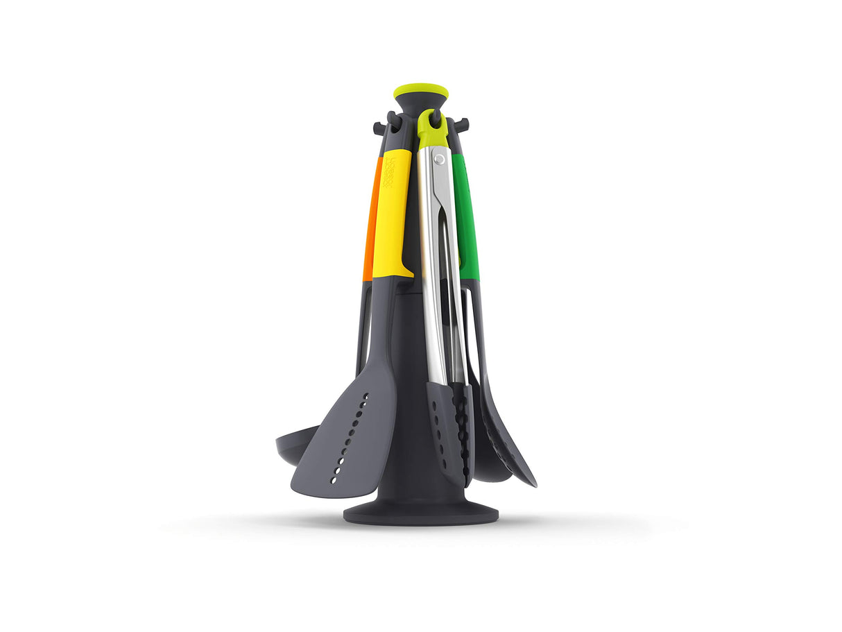 Joseph Joseph 98991 Set de Carrusel Elevador y 6 Utensilios de Cocina - Multicolor, One Size