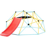 VEVOR- Escalador de cúpula, Color Blue+Yellow, 72 x 96 x 36 in / 183 x 244 x 91.5 cm (8FT Climbing Dome)