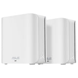 ASUS ZenWiFi BD4 2-Pack Mesh WiFi 7 de Doble Banda, 3600 Mbps, Cobertura de 470 m², Dos Puertos 2,5G, Controles de Seguridad y parentales incluidos, Smart Home Master SSIDs, Blanco