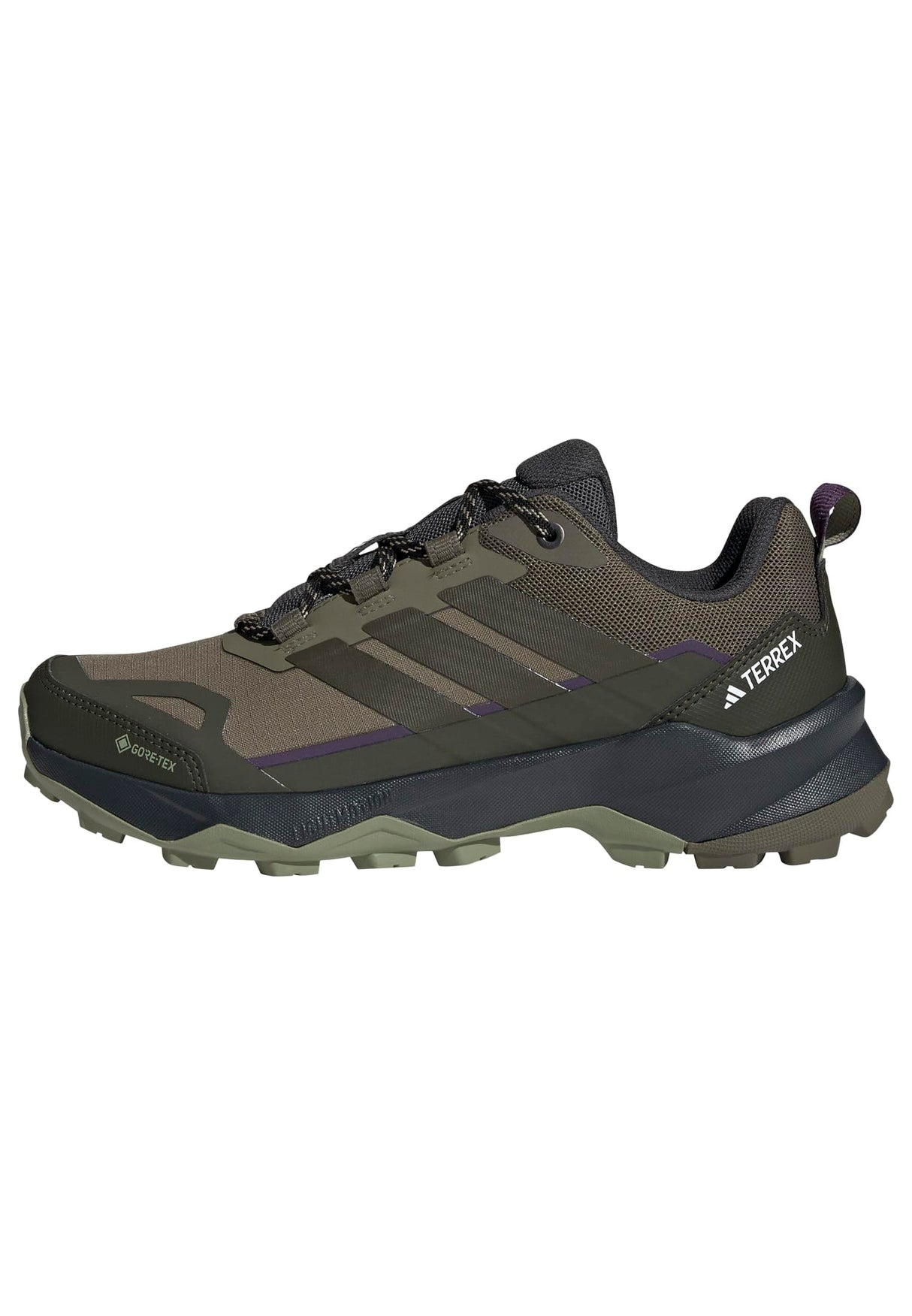 adidas Terrex Skychaser AX5 Gore-Tex Hiking Shoes, Zapatos de Senderismo Mujer, Olive Strata/Night Cargo/Tent Green, 40 EU