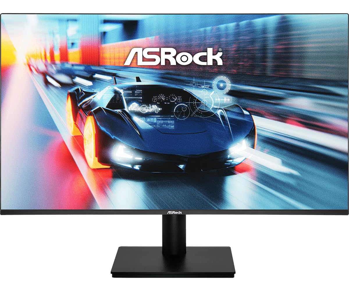 Monitor ASROCK CL27FFA,27",IPS (FHD),1920X1080,120HZ,1500:1,1MS,1HDMI+1VGA,Plano,Negro